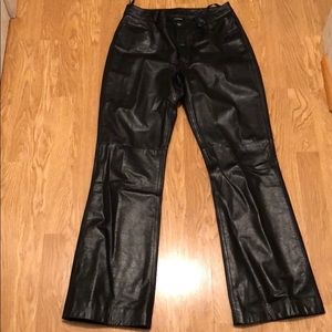 Express (Genuine Black Leather) Pants